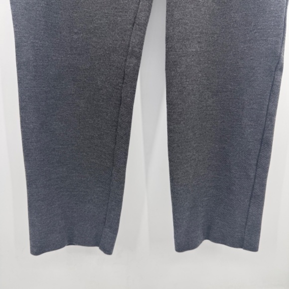 J Jill Pants Women Petite Medium Gray Ponte Slim Leg Stretch Knit Pull On Pocket - Picture 3 of 12